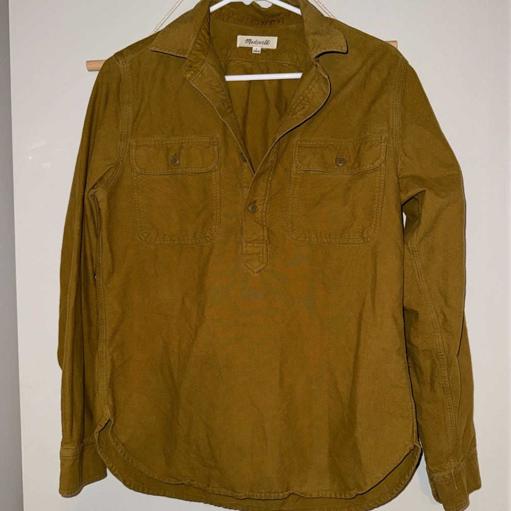 Madewell Utility Long-Sleeve Popover Shirt